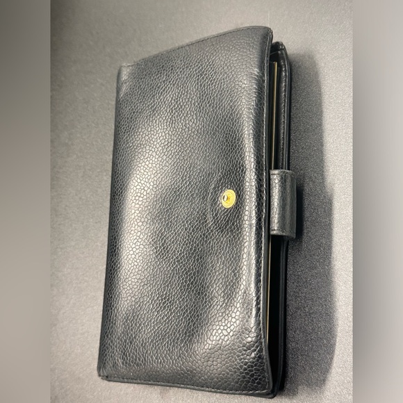 CHANEL BLK Caviar Leather Long Wallet - Picture 6 of 16